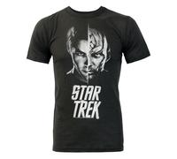 Junk Food Clothing Nero Star Trek T-shirt a maniche corte Uomini