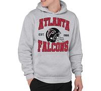 Junk Food Clothing x NFL - Atlanta Falcons - Team Helmet - Felpa con cappuccio per uomo e donna - Taglia M