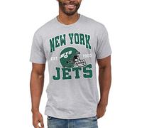 Junk Food Clothing x NFL - New York Jets - Team Helmet - Unisex Adult Short Sleeve Fan T-Shirt for Men And Women - Size Large