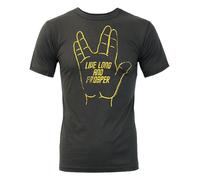 Junk Food Live Long And Prosper Maglietta Star Trek Uomo (NS5534)