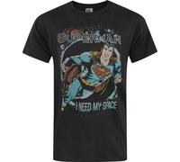 Junk Food - Maglietta "I Need My Space" da uomo NS6402 (S) (Stampa nera)