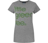 Junk Food - Maglietta "Little Green Tee" da donna NS5760 (S) (Grigio screziato)