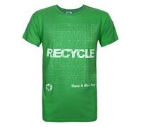 Junk Food - Maglietta "Recycle Have A Nice Day" da uomo NS5553 (XL) (Verde)
