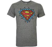 Junk Food - Maglietta Superman da uomo NS6271 (S) (Grigio)