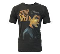 Junk Food Portrait Maglietta Spock Star Trek Uomo (NS5575)