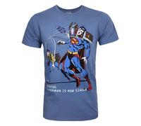 Junk Food Superman Is Now Single Maglietta Superman Uomo (NS6380)