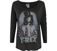 Junk Food - Top per donna NS6308 (S) (Antracite)