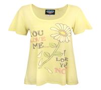 Junk Food You Love Me I Love You Maglietta Donna (NS5889)