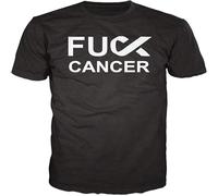 JUNKOU Cancer Race for Life Unisex T Shirt Graphic Unisex Tee Black S