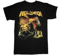 JUNKOU Helloween Straight out of Hell Tourdates 2014 Heavy Metal T Shirt Black S