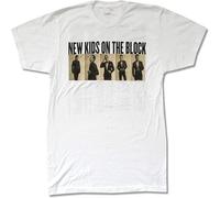 JUNKOU Kids On The Block The Package Band Men T Shirt White L