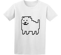 JUNKOU KingDeng Undertale Annoying Dog T-Shirt White 3XL