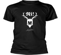 JUNKOU Knights of Ni' T-Shirt Mens Casual Graphic Tops Black 3XL