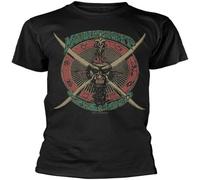 JUNKOU Magnet 'Spine of God' T Shirt Mens Casual Graphic Tops Black M