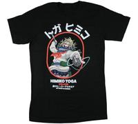 JUNKOU Men's Himiko Toga Villain Manga Anime Adult T-Shirt Black XL
