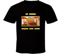 JUNKOU Men's Ry Cooder Chicken Skin Album T Shirt Black XL