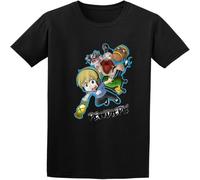 JUNKOU Men's T-Shirt Feel Soft Kaboom Over The Garden Wall Soft And Light O Neck Tee Black M