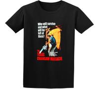 JUNKOU Men's T Shirt Feel Soft The Tekas Chainsaw Massage Comfortable Fabrics to accompany You all Summer O Neck Tee Black L