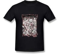 JUNKOU Men's Tee Pokey Lafarge T Shirt Short Sleeve Black L