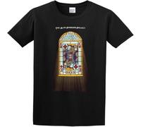 JUNKOU Men's The Alan Parsons Project The Turn of A Friendly Card T-Shirt Print Tees Short Sleeve O Neck Black S
