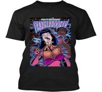 JUNKOU NWT Frankenhooker American Comedy Horror Movie Graphic Poster Logo T-Shirt Black 3XL
