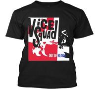 JUNKOU NWT Vice Squad out of Reach Punk Music Graphic Vintage T-Shirt Black 3XL