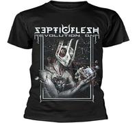 JUNKOU Septic Flesh 'Revolution Dna' Men T Shirt Black XL