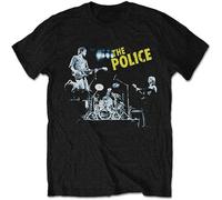 JUNKOU The Police Live Band Men T Shirt Black XL