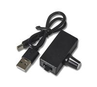 JUNNASALIKER Adattatore di alimentazione da USB a 4 pin per ventola PC, 8 W, DC12 V, con tensioni step up e cavo a 2/3 vie incluso
