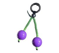 JUNNASALIKER Ciondolo a forma di ciliegie con perline colorate, accessorio per donne alla moda che cercano un tocco unico su oggetti di tutti i giorni