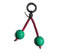 JUNNASALIKER Ciondolo a forma di ciliegie con perline colorate, accessorio per donne alla moda che cercano un tocco unico su oggetti di tutti i giorni
