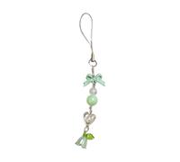 JUNNASALIKER Elegante cordino per telefono a forma di cuore, accessorio estetico, accessorio per portafoglio, ornamento per telefono, adatto per zaino e borsa chiave