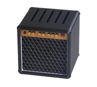 JUNNASALIKER Scatola portaoggetti per plettro artistico per chitarra, resistente, per riporre e utilizzare in viaggio, Nero