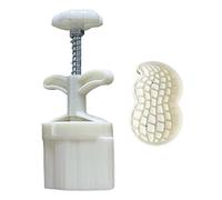 JUNNASALIKER Stampo in materiale plastico Mooncake stampi a forma di arachidi carino stampi per torta lunare per festival di metà autunno fai da te cottura Mooncake uso
