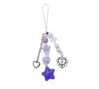 JUNNASALIKER Stella Perline Nappe Pendente Appeso Dolce Telefono Cinghia Della Borsa Decorazione Portatile Hanging Lanyard Per Ragazze