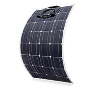 JUNNOT Pannello Solare Flessibile 200 Watt 18 V/24 V Pannello Solare Monocristallino Pieghevole, Flessibili 200 W Caricatore off-Grid per Camper Barca Cabina Van Auto Superfici Irregolari