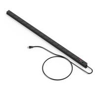 JUNNUJ - Presa multipla lunga da 20 A, 16 prese, protezione da sovratensioni con interruttore, montaggio a parete 20A, adattatore 5-15P, prolunga ad alto amplificatore,