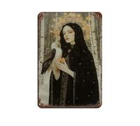 Juno Print, Targa giclée in metallo, motivo: Dea aquila e protettore del matrimonio, decorazione artistica da parete in stile retrò, 20 x 30 cm