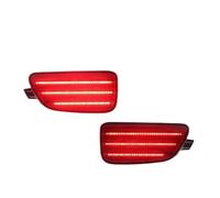 JUNOOS 2 Pezzi Luci Posteriori Posizione Indicatori Direzione Catarifrangenti Luci Diurne E Luci Stop Per Paraurti Posteriore Per Kia Per Soul 2012-2013(Red)