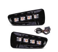 JUNOOS Luci Diurne A LED DRL Fendinebbia Indicatori Di Direzione Gialli Per Ford Per Raptor SVT F150 2009 2010 2011 2012 2013 2014
