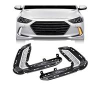 JUNOOS Per Hyundai Per Elantra 2016 2017 2018 Fendinebbia LED DRL Fendinebbia Paraurti Anteriore Fari Diurni Indicatori Di Direzione