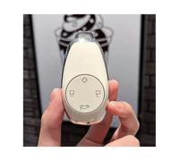 JUNOOS Portachiavi Auto Coprichiave Auto Custodia Protettiva Accessori Auto per Leapmotor per Leap C11 T03 S01 2021 2022 2023 Auto Key Cover(Silver Style-White)