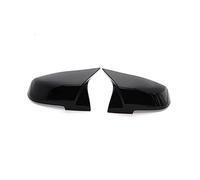 JUNPIY 1 paio di tappi copri specchietto retrovisore nero carbonio, for, serie 1 2 3 4 XM 220i 328i 420i F20 F21 F22 F23 F30 F32 F33 F36 X1 coperture di ricambio Copertura per specchietto retrovisore
