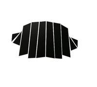 JUNPIY 10 pezzi adesivo for montanti for finestre nero, for Mazda, CX-5 2013 2014 2015 2016 2017 2018-2022 Accessori esterni auto Copertura per finestrini auto(BLACK Fit CX-5 2017-2022)