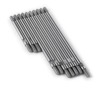 JUNPIY 10 pezzi in acciaio inossidabile 313mm interasse tiranteria dello sterzo tirare aste di collegamento, for Traxxas, for TRX-4 TRX4 1/10 RC Crawler Car Collegamento del braccio di controllo della