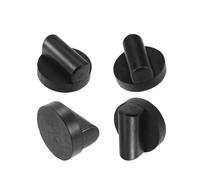 JUNPIY 2/4 pezzi Jack Puck in gomma Jack Lift Pad Jack Lift Point Pad Adattatore Strumento di riparazione for rimozione auto, for TT RS R8 A6 Cric per auto(4pcs)
