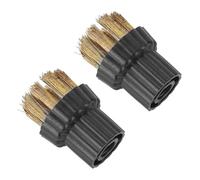 JUNPIY 2 pezzi di ricambio for testina spazzola in ottone for pulitore a vapore Steam Mop X5 Aspirapolvere Strumenti Parti fissaggio Gadget Accessori per pulitori a vapore