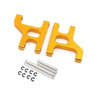 JUNPIY 2 pezzi in metallo braccio sospensione anteriore bracci oscillanti 1/10 RC Crawler Car, for Tamiya, for CC01 CC-01 Collegamento del braccio di controllo della sospensione(Yellow)