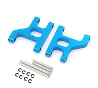 JUNPIY 2 pezzi in metallo braccio sospensione anteriore bracci oscillanti 1/10 RC Crawler Car, for Tamiya, for CC01 CC-01 Collegamento del braccio di controllo della sospensione(Blue)