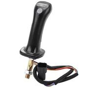 JUNPIY 3 pulsanti joystick for escavatore, 2 pezzi joystick in lega di alluminio for escavatore con 6 pin, for Doosan DH DX150 215 225 300 37020119C Joystick per escavatore